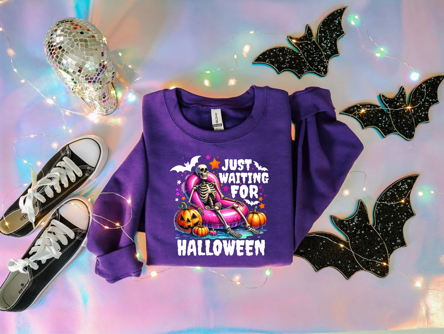 JUST WAITING FOR HALLOWEEN - DTF TRANSFER