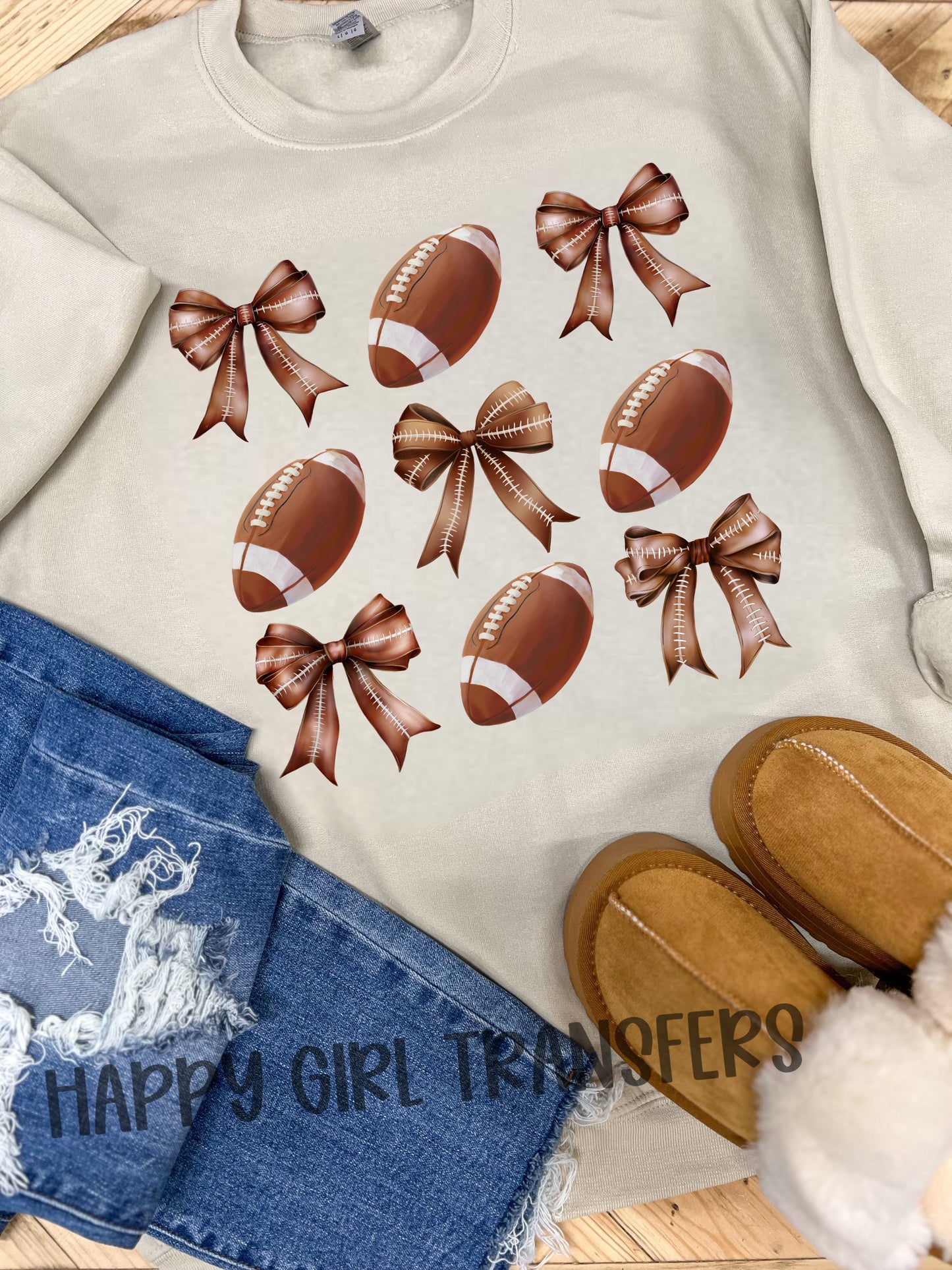 FOOTBALL COQUETTE - DTF TRANSFER