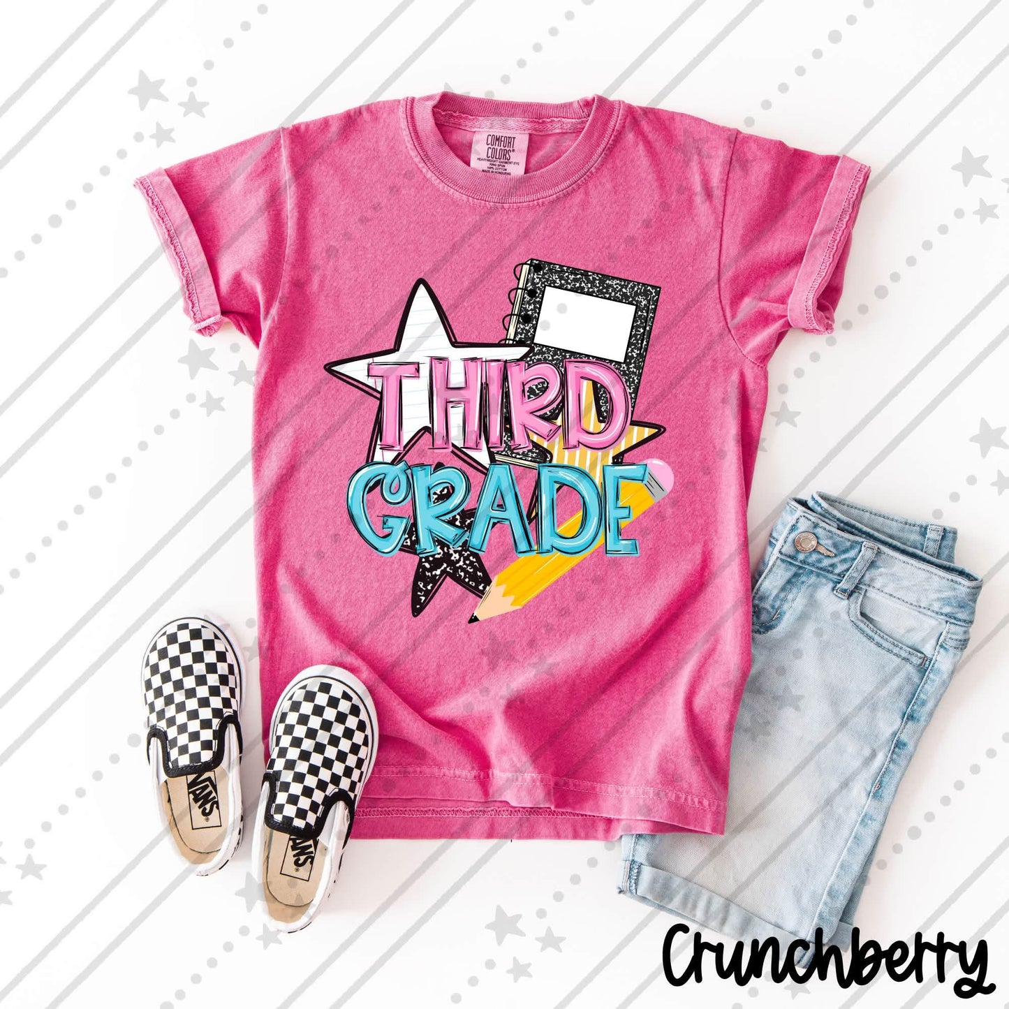 STARS GIRL 3RD GRADE - DTF TRANSFER