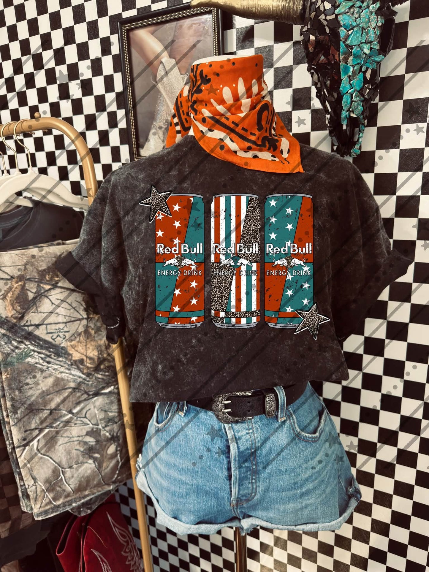 WESTERN RED B*LL - DTF TRANSFER