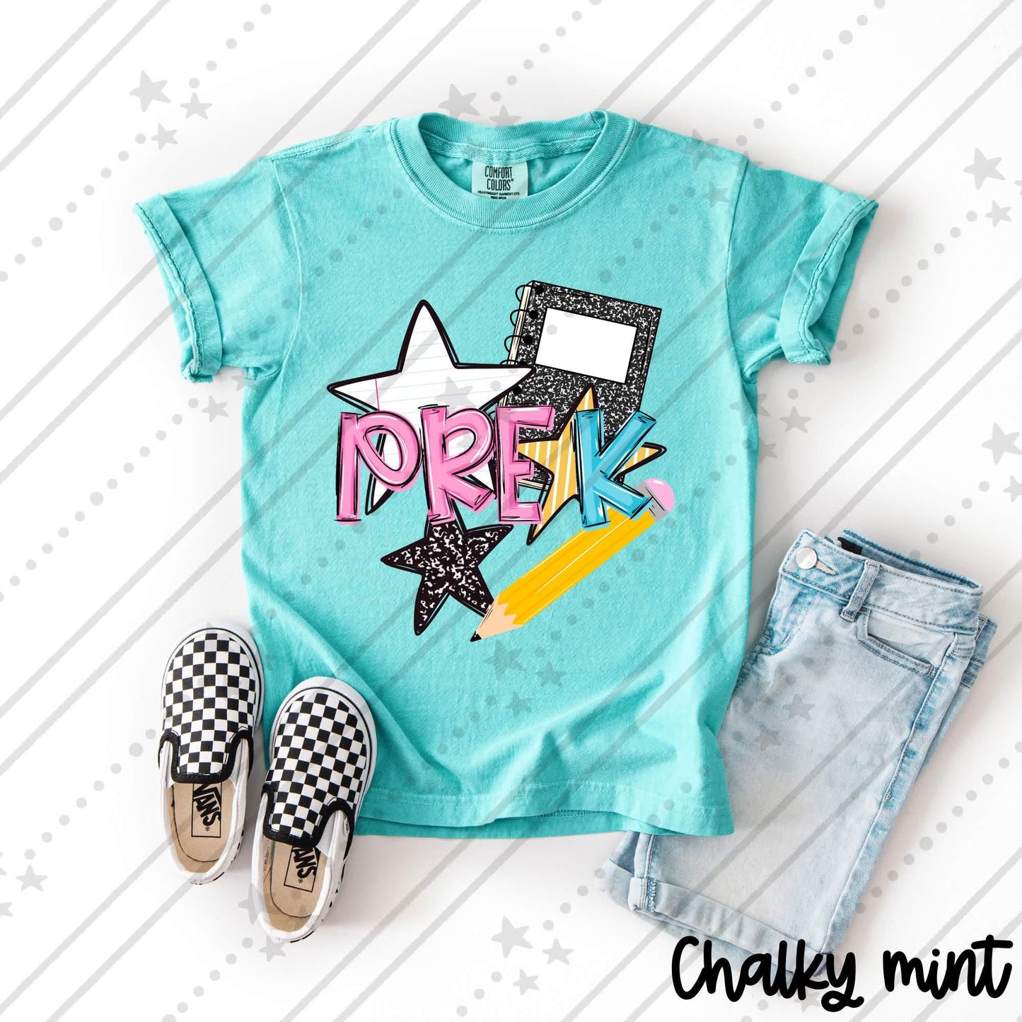 STARS GIRL PRE-K - DTF TRANSFER