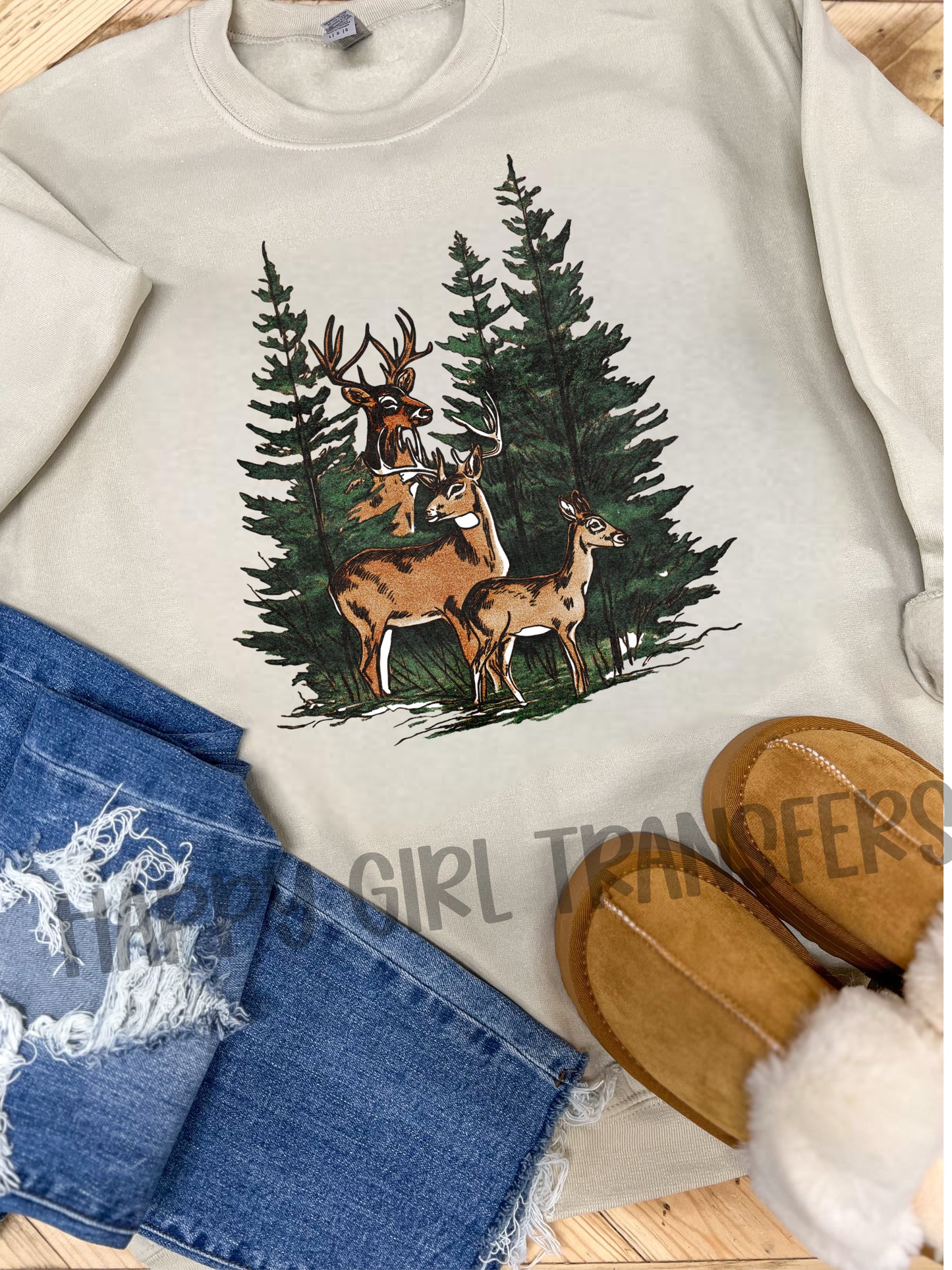 VINTAGE DEER - DTF TRANSFER
