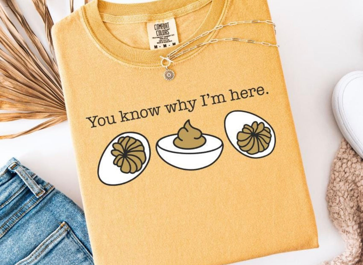 YOU KNOW WHY I’M HERE - DTF TRANSFER