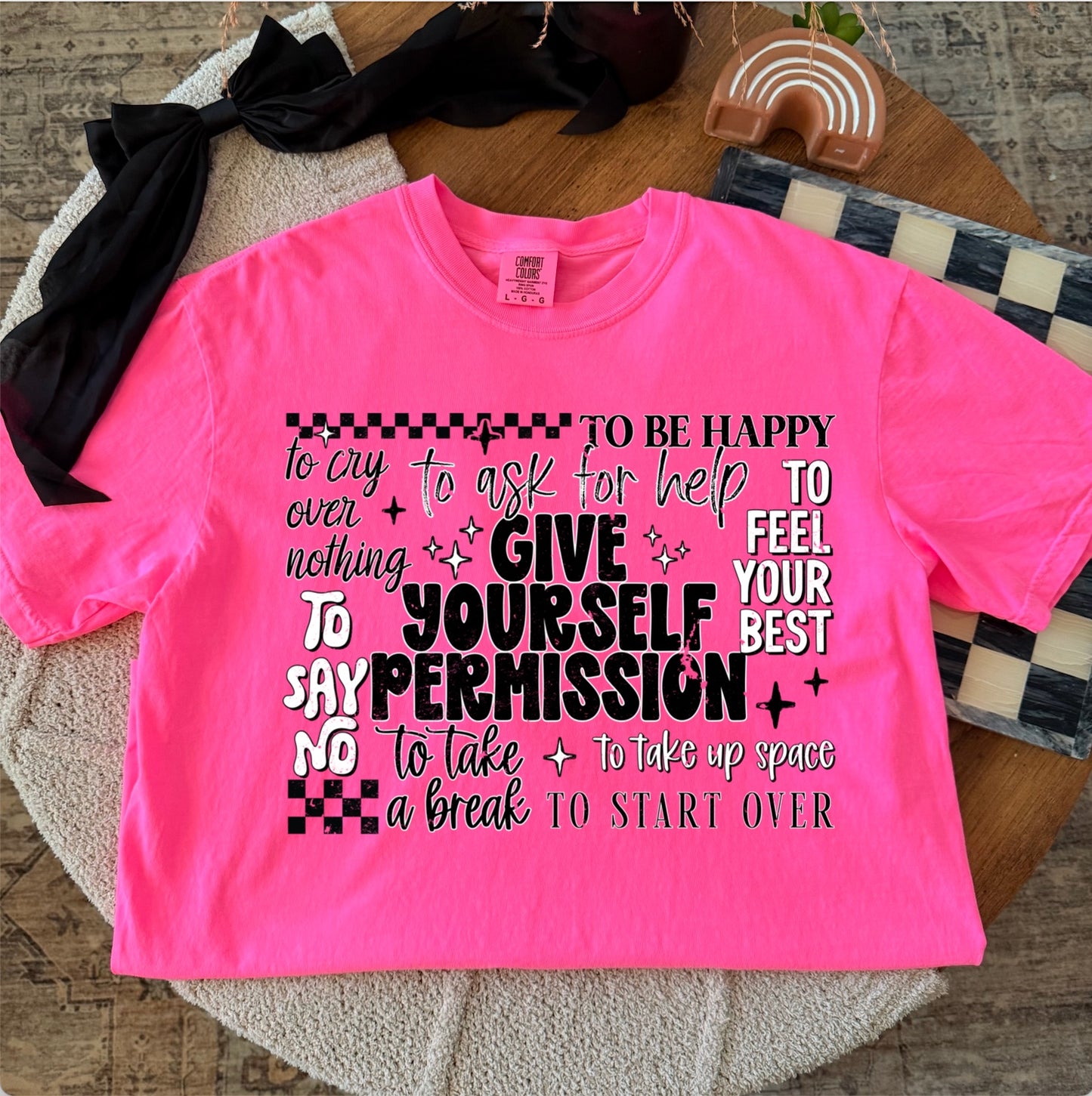 GIVE YOURSELF PERMISSION - DTF TRANSFER
