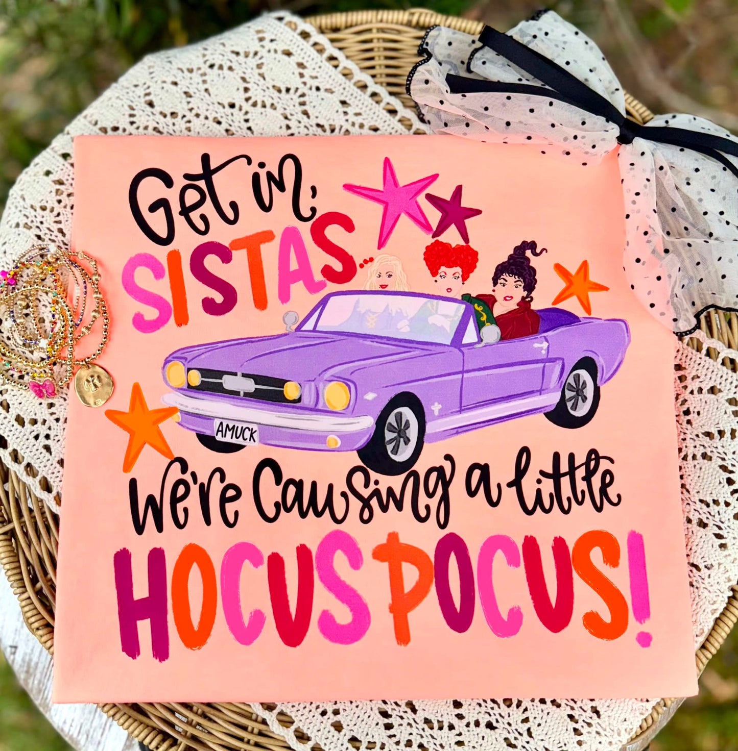 GET IN SISTAS WE’RE CAUSING A LITTLE HOCUS POCUS - DTF TRANSFER