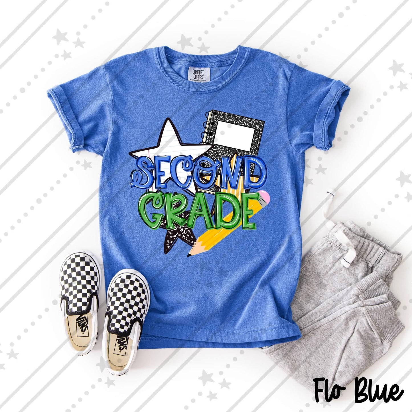 STARS BOY 2ND GRADE - DTF TRANSFER