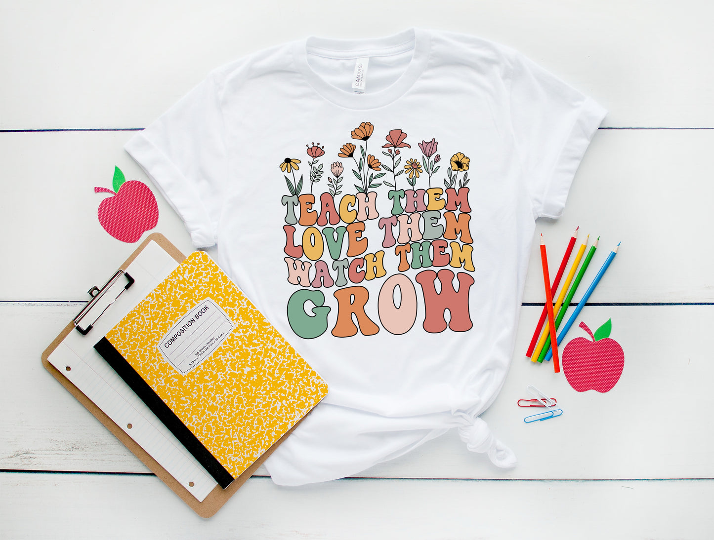 TEACH THEM WATCH THEM GROW - DTF TRANSFER
