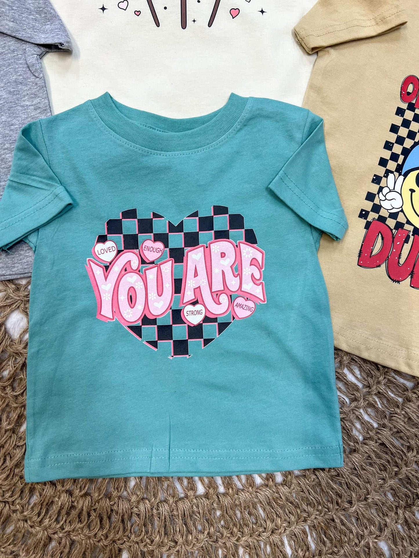 CHECKERED YOU ARE LOVED - DTF TRANSFER