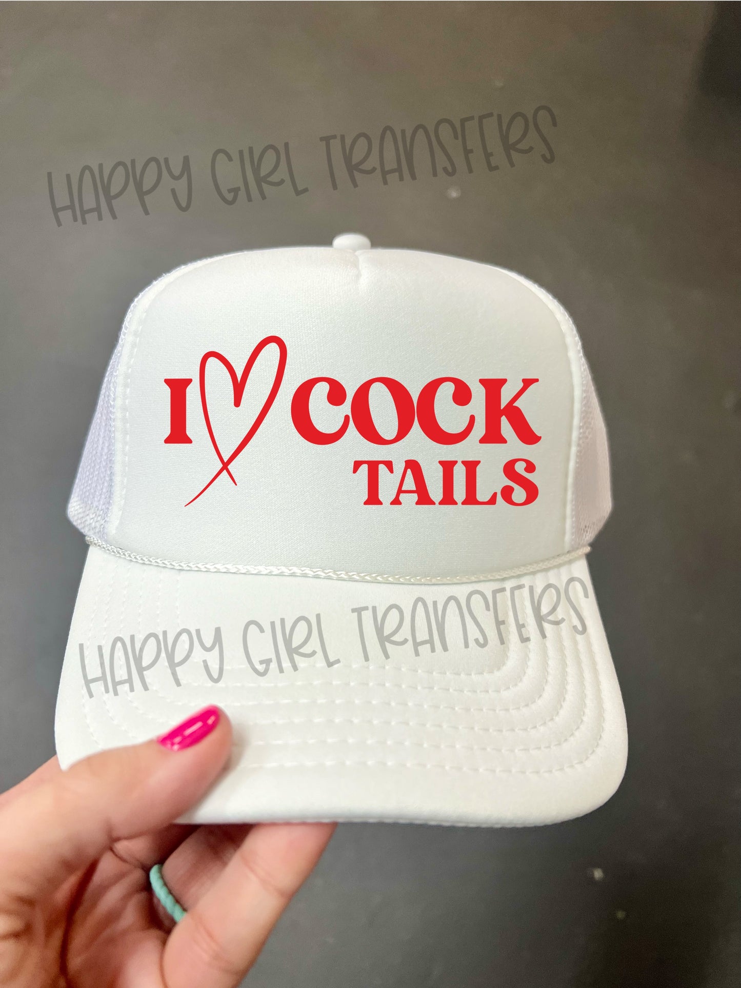 I LOVE COCKTAILS- DTF TRANSFER