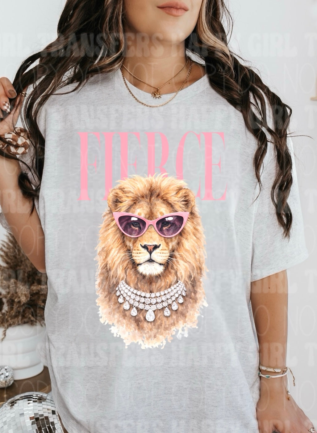 FIERCE LION - DTF TRANSFER