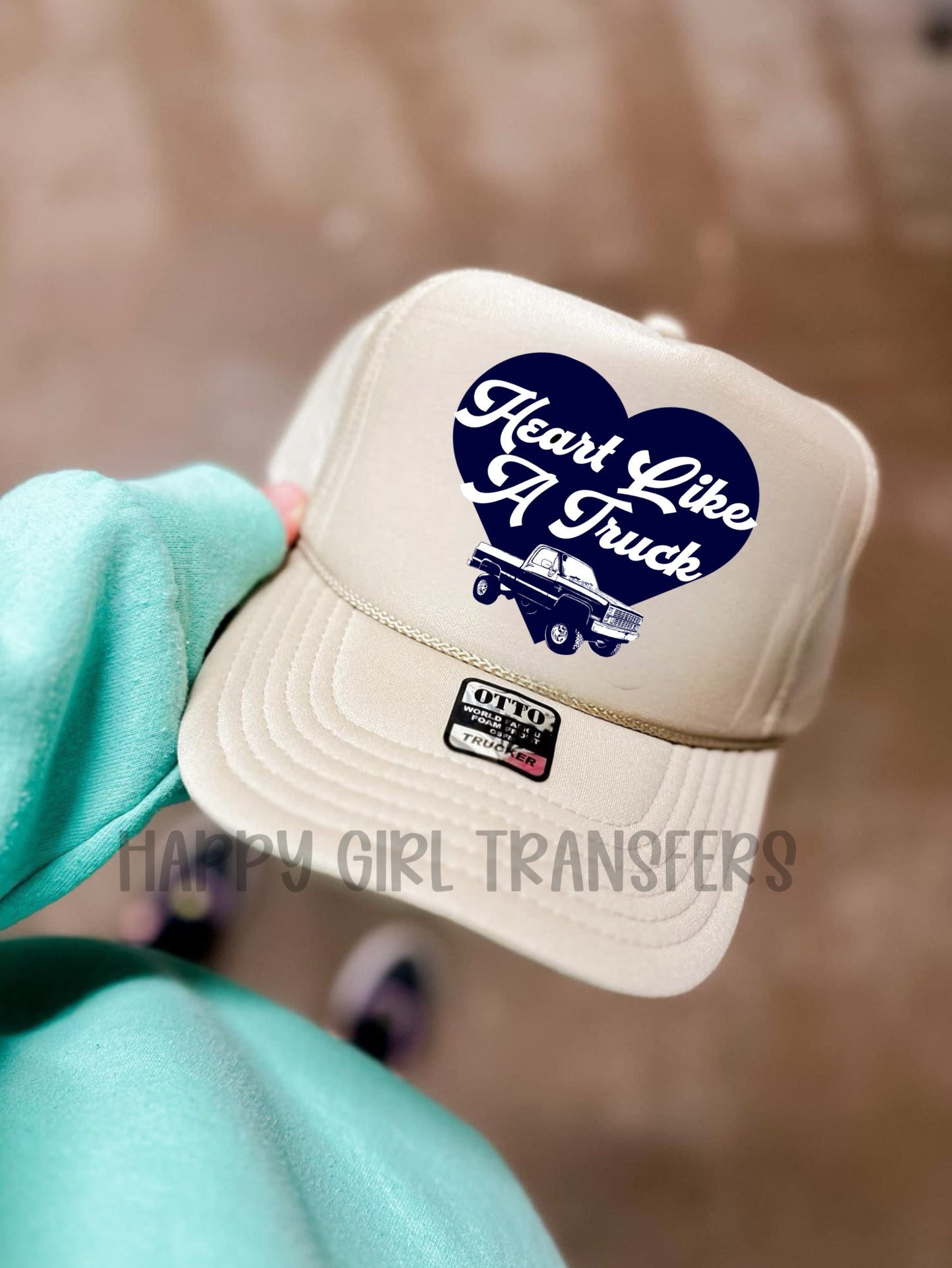 HEART LIKE A TRUCK - DTF TRANSFER