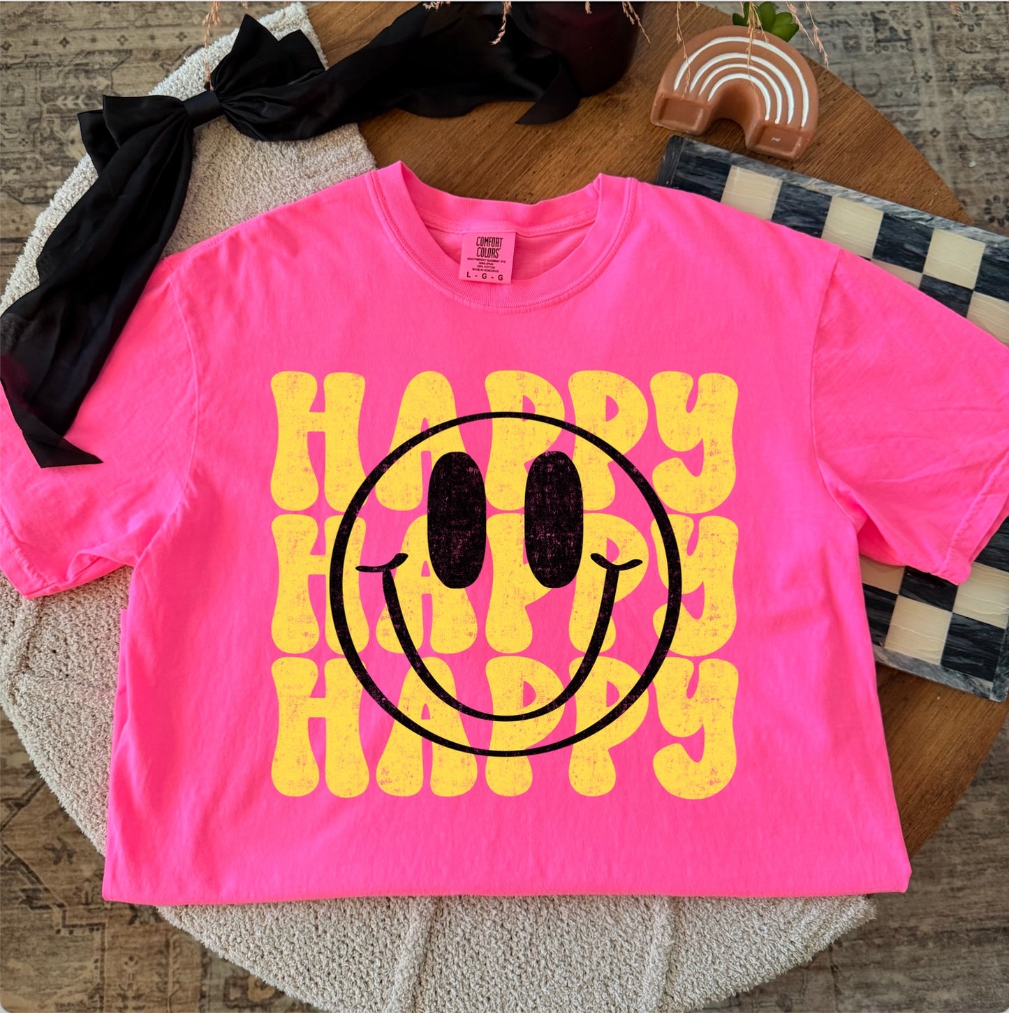 HAPPY SMILEY - DTF TRANSFER