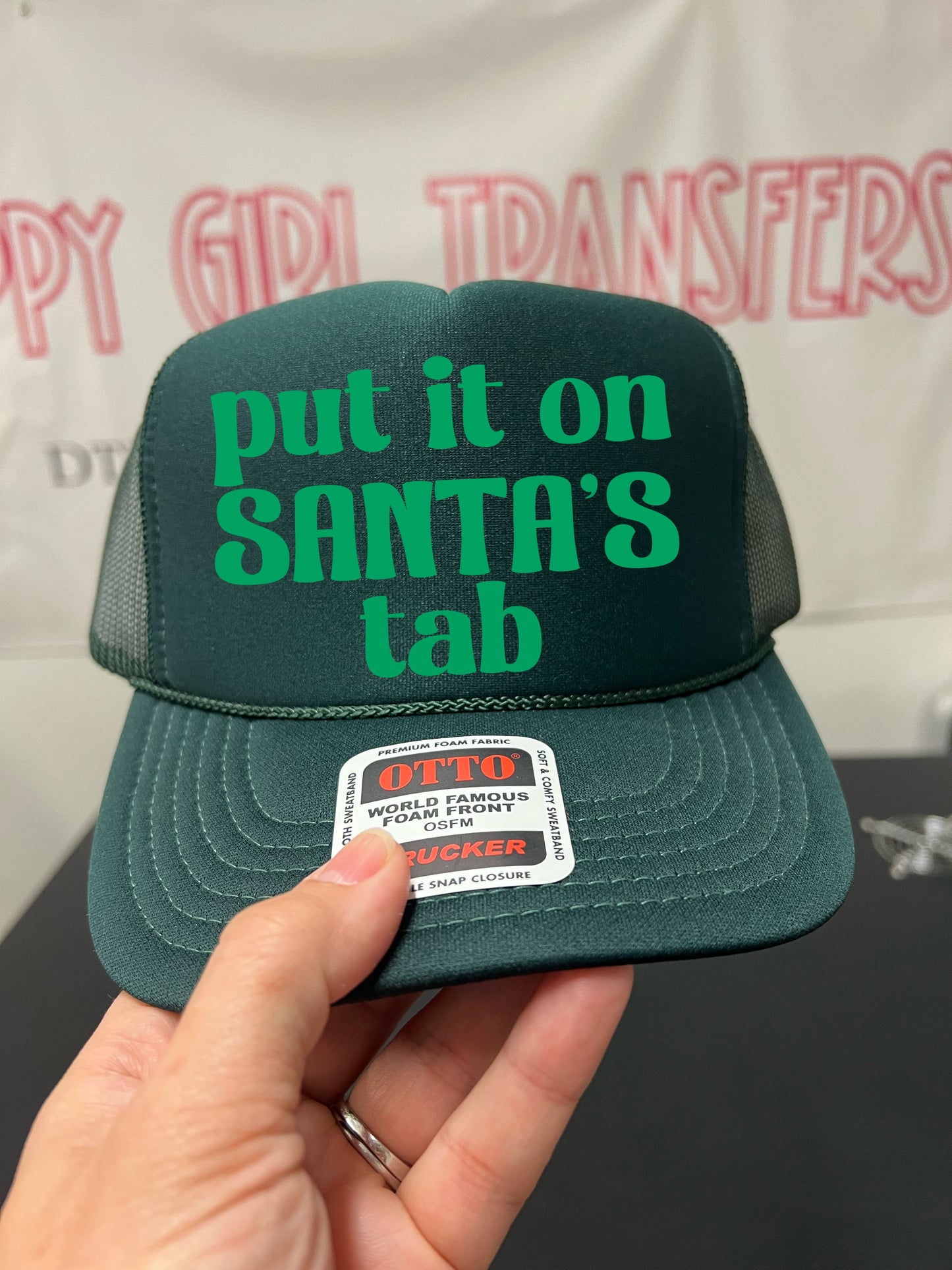 PUT IT ON SANTA’S TAB- DTF TRANSFER