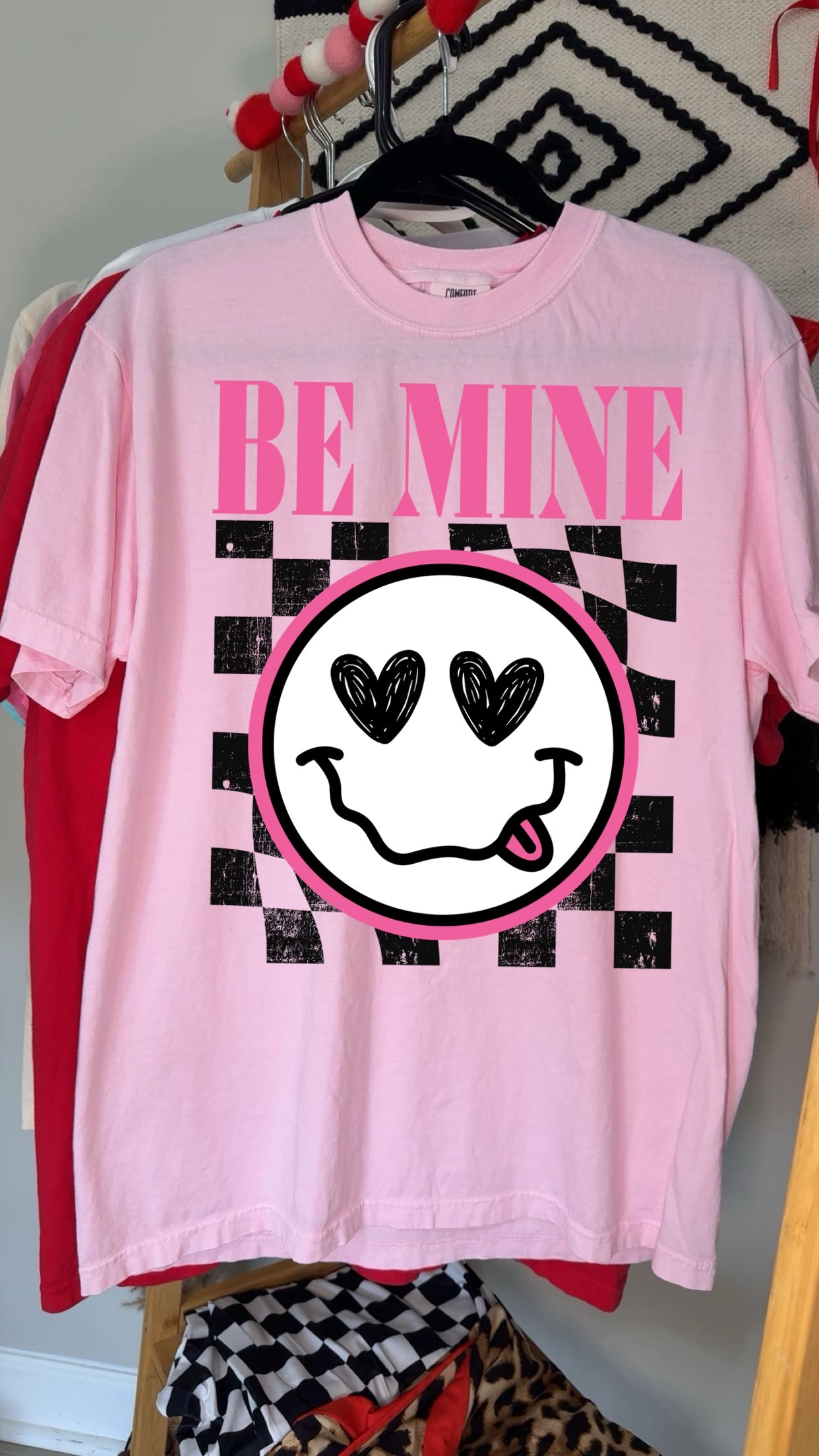BE MINE SMILEY - DTF TRANSFER