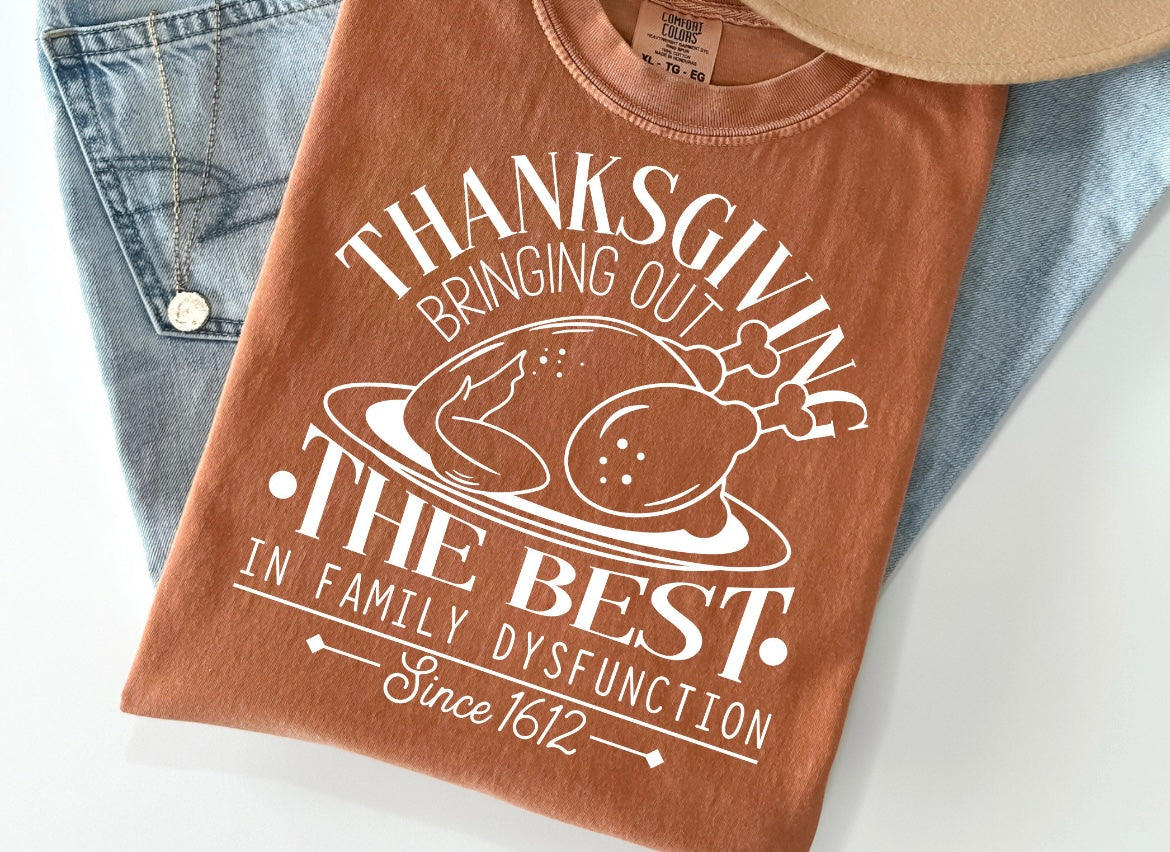 THANKSGIVING BRINGING OUT THE BEST SINCE 1612 - DTF TRANSFER