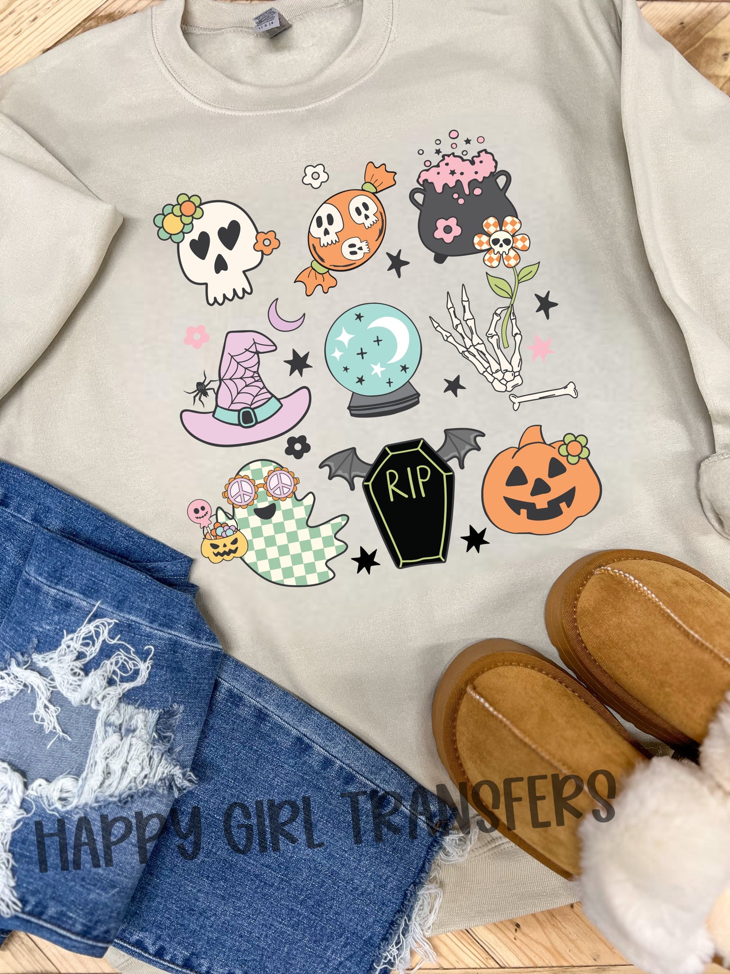 HALLOWEEN COLLAGE - DTF TRANSFER