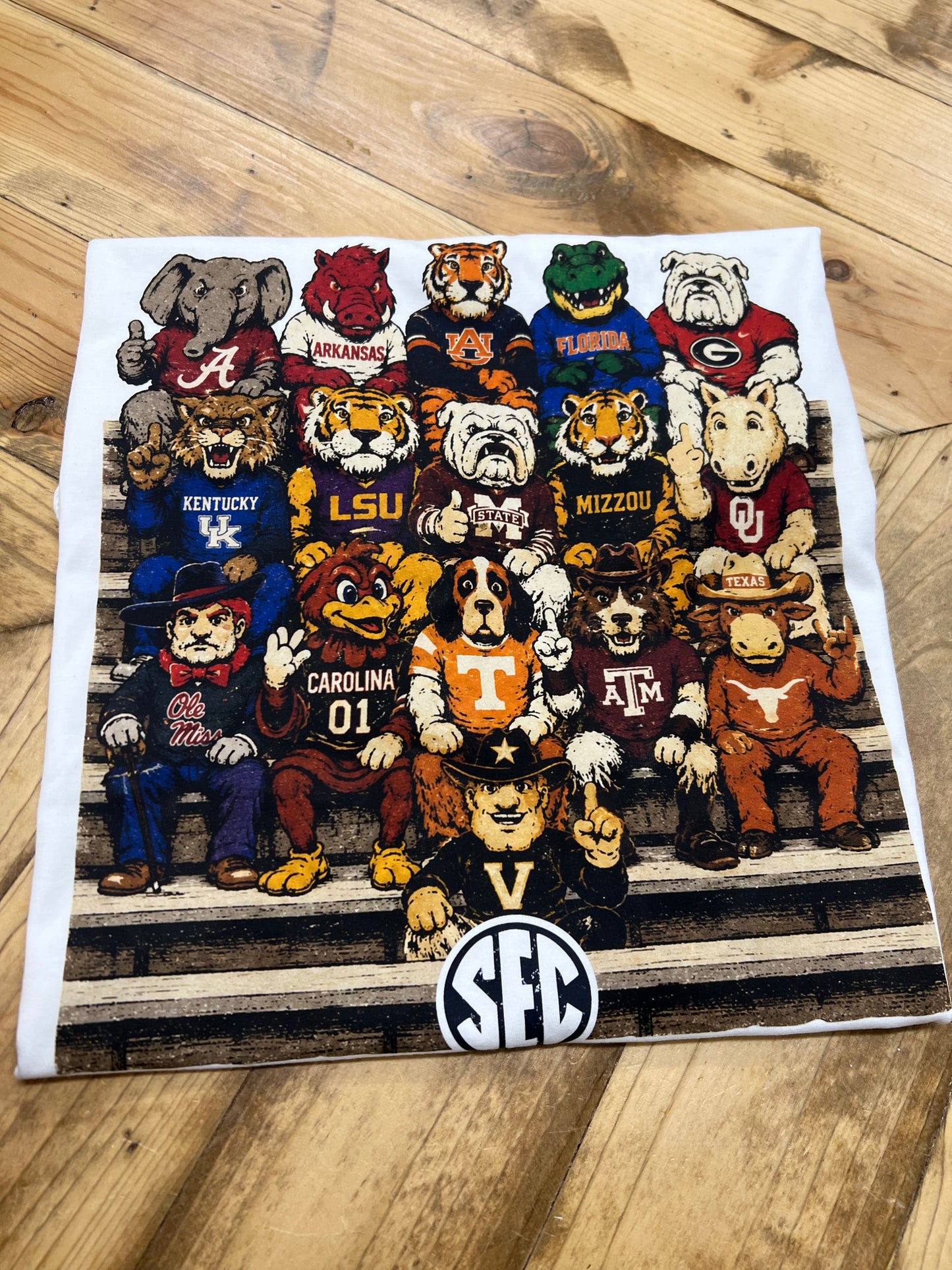 SEC MASCOTS - DTF TRANSFER