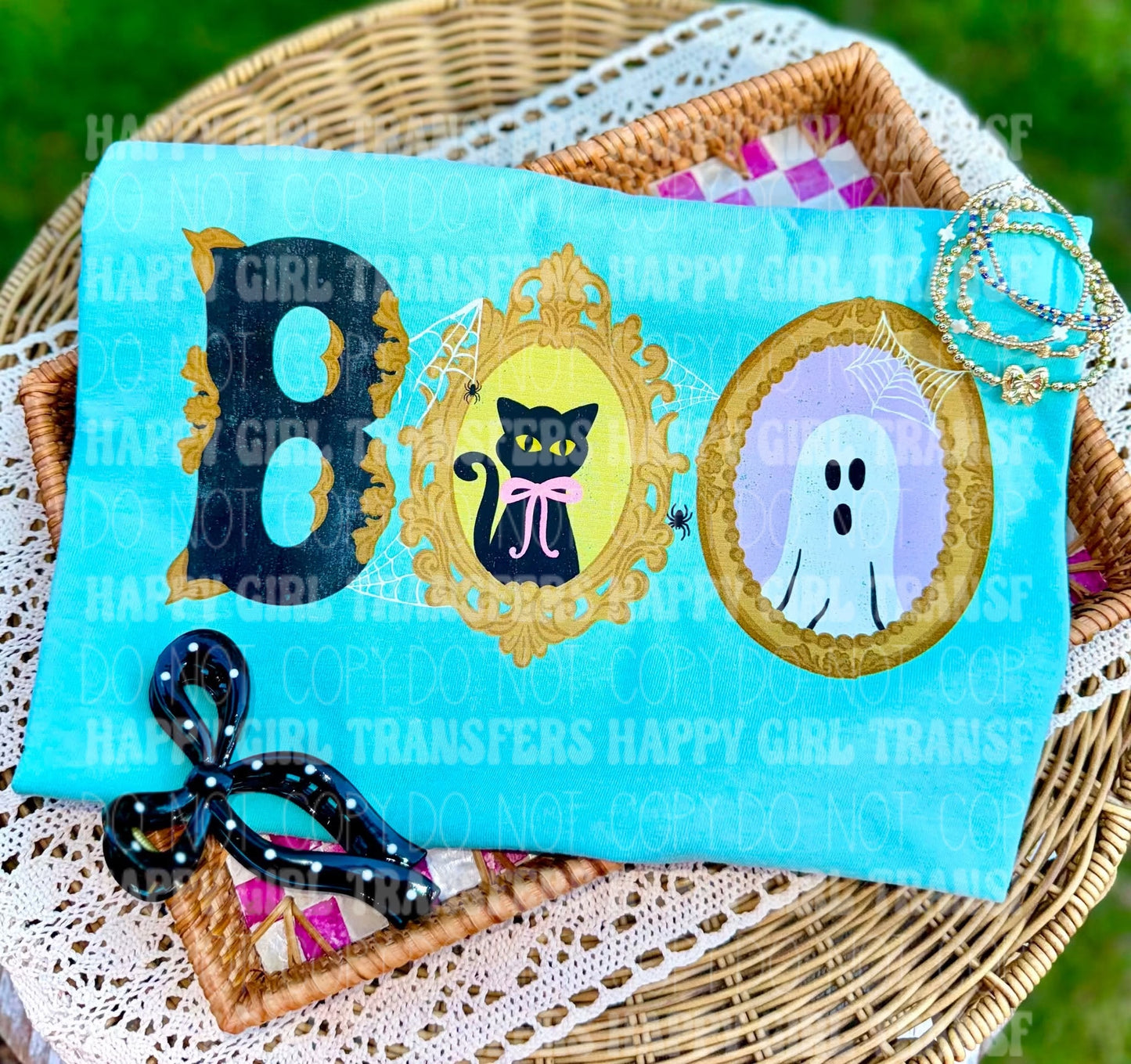 VINTAGE FRAMES BOO - DTF TRANSFER