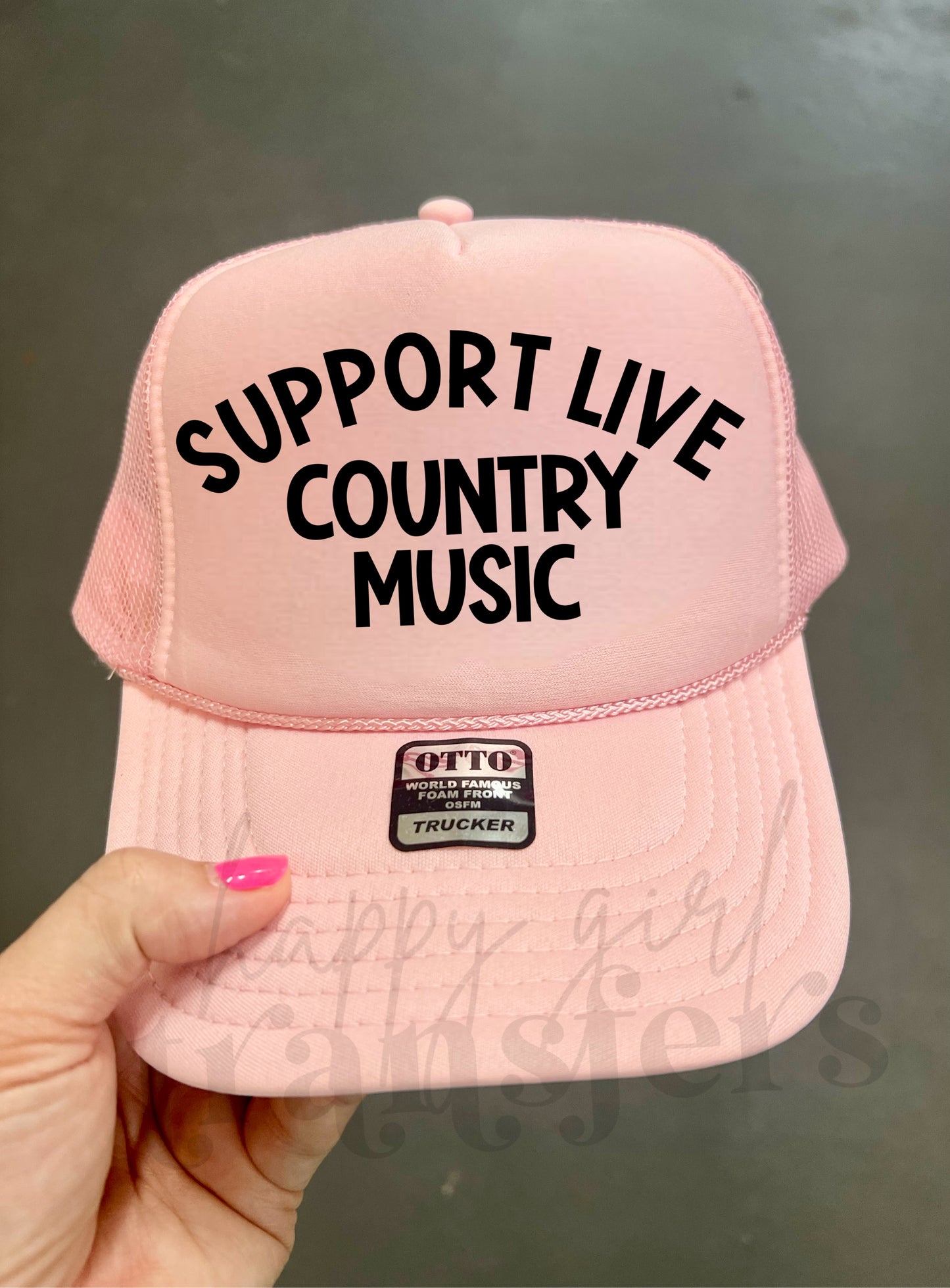 SUPPORT LIVE COUNTRY MUSIC - DTF TRANSFER