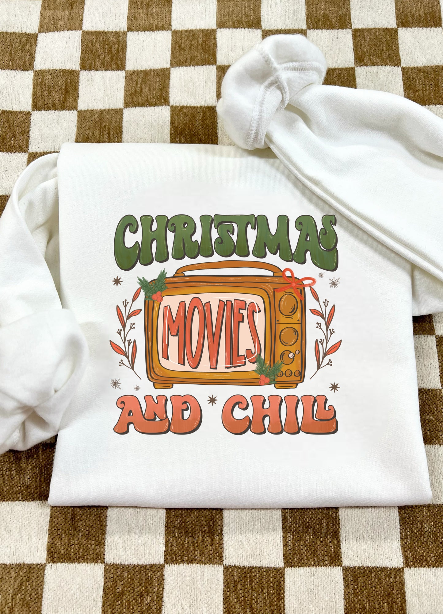 CHRISTMAS MOVIES & CHILL - DTF TRANSFER