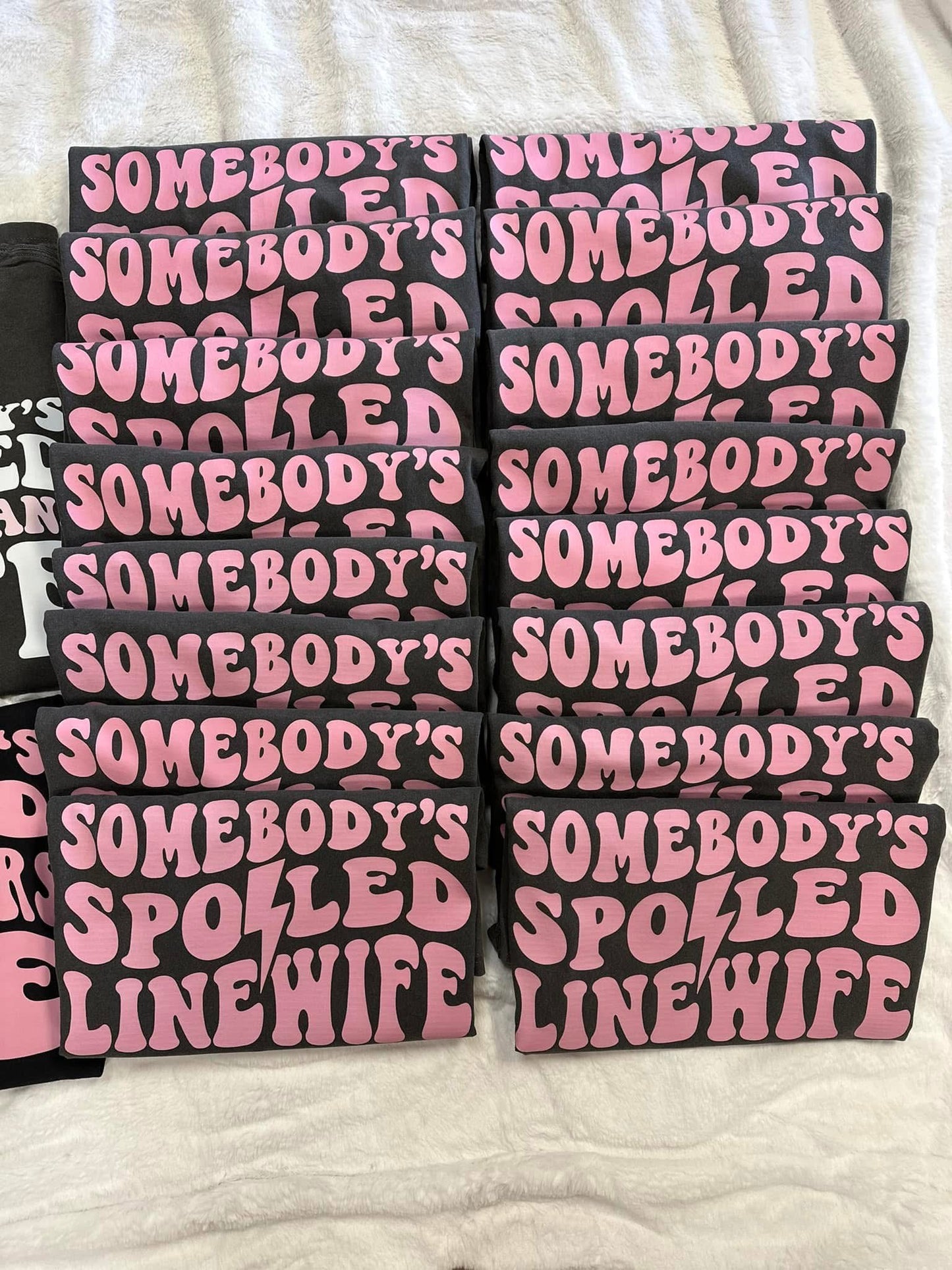 SOMEBODY’S SPOILED LINEWIFE (pink)- DTF TRANSFER