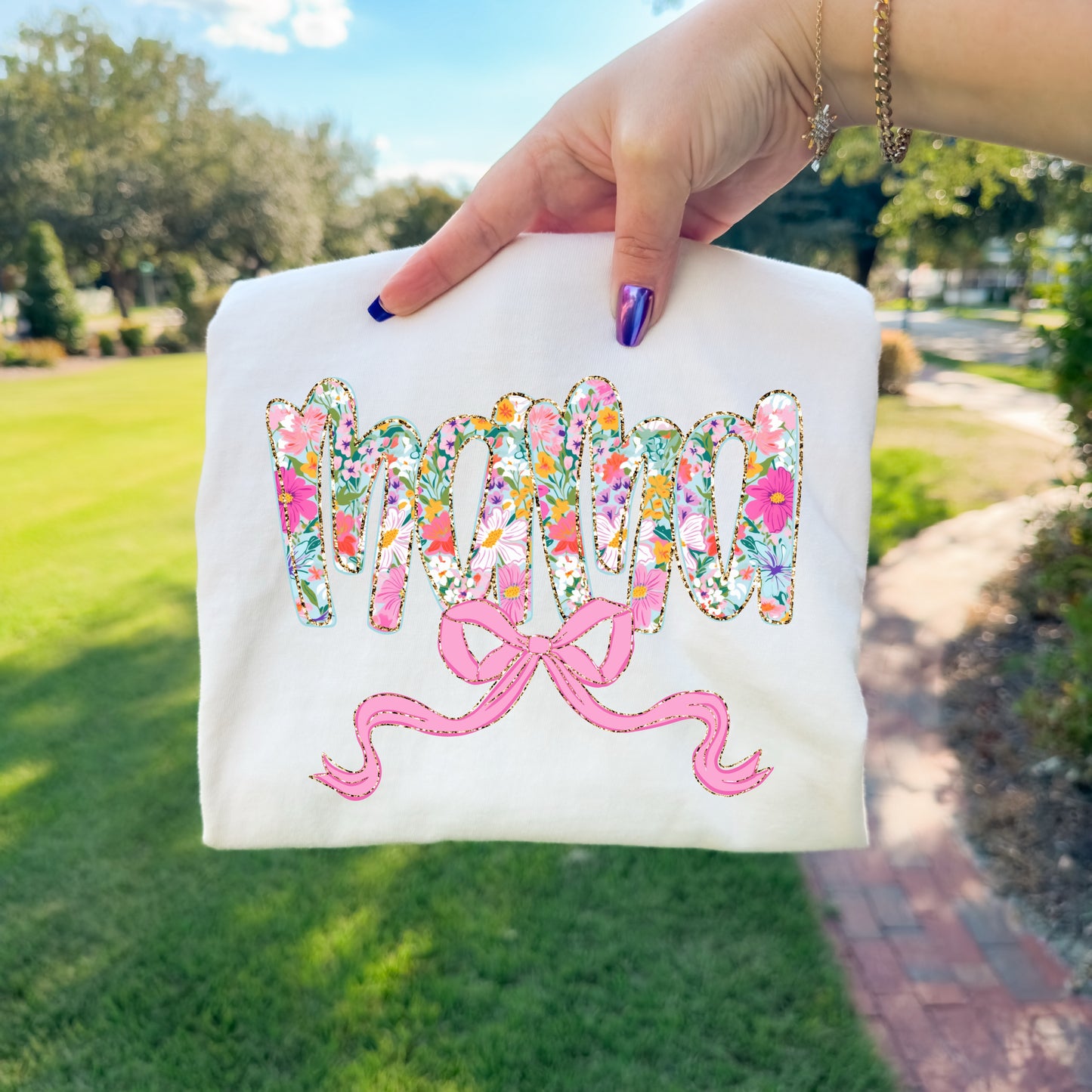 SPRING FLORAL MAMA - DTF TRANSFER