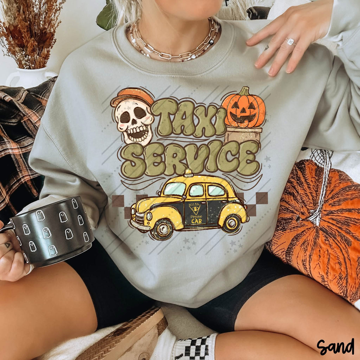 HALLOWEEN TAXI SERVICE - DTF TRANSFER