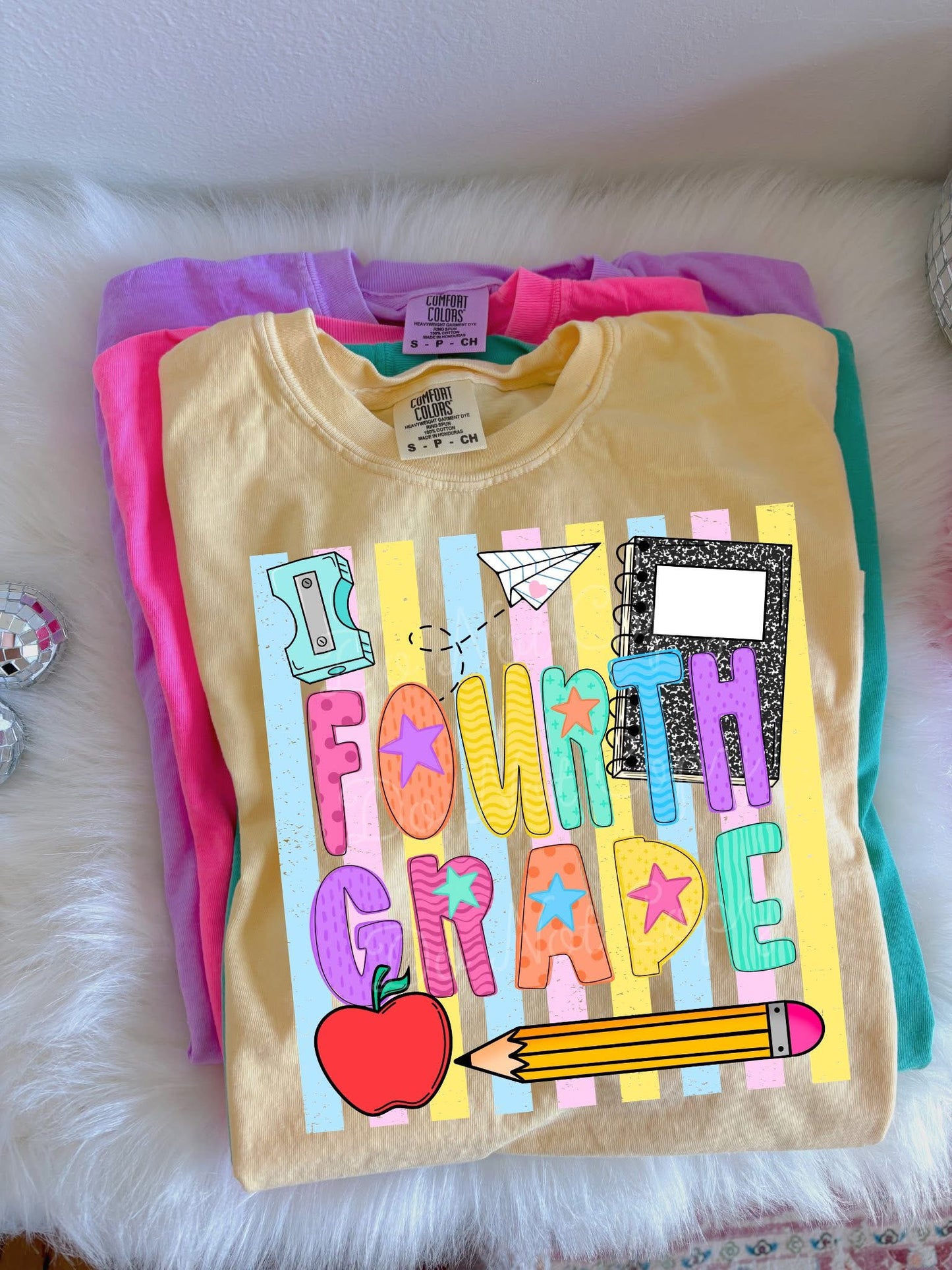 NEON 4TH GRADE - DTF TRANSFER