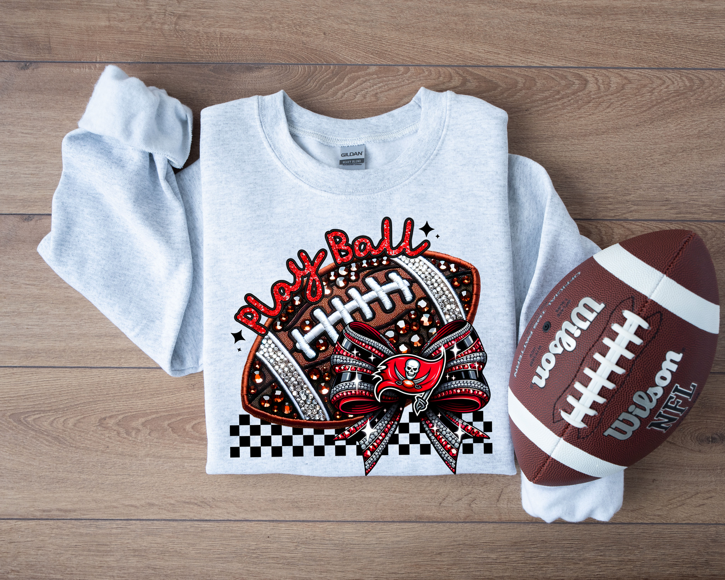 FAUX SPARKLES BUCCANEERS - DTF TRANSFER