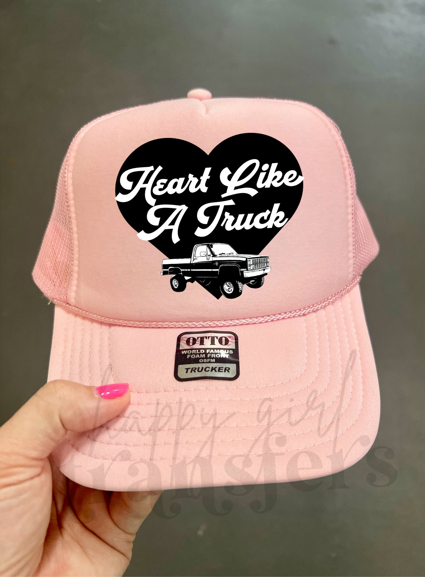 HEART LIKE A TRUCK - DTF TRANSFER