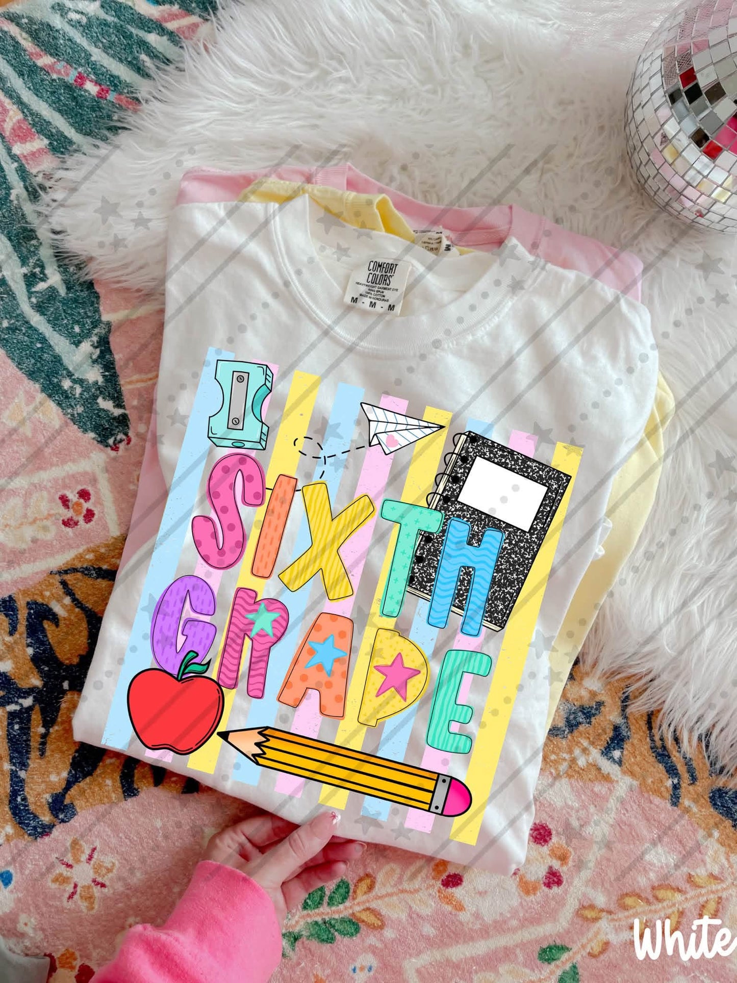 NEON 6TH GRADE - DTF TRANSFER