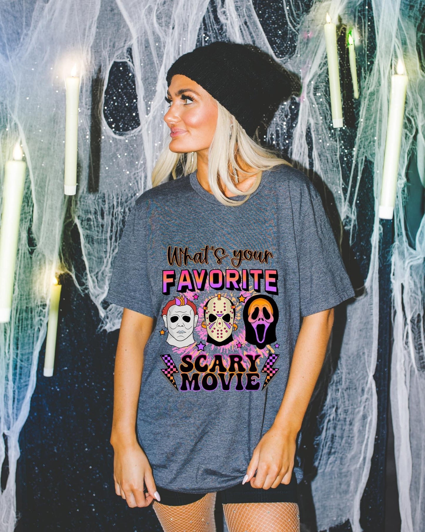WHAT’S YOUR FAVORITE SCARY MOVIE (HORROR MOVIE) - DTF TRANSFER
