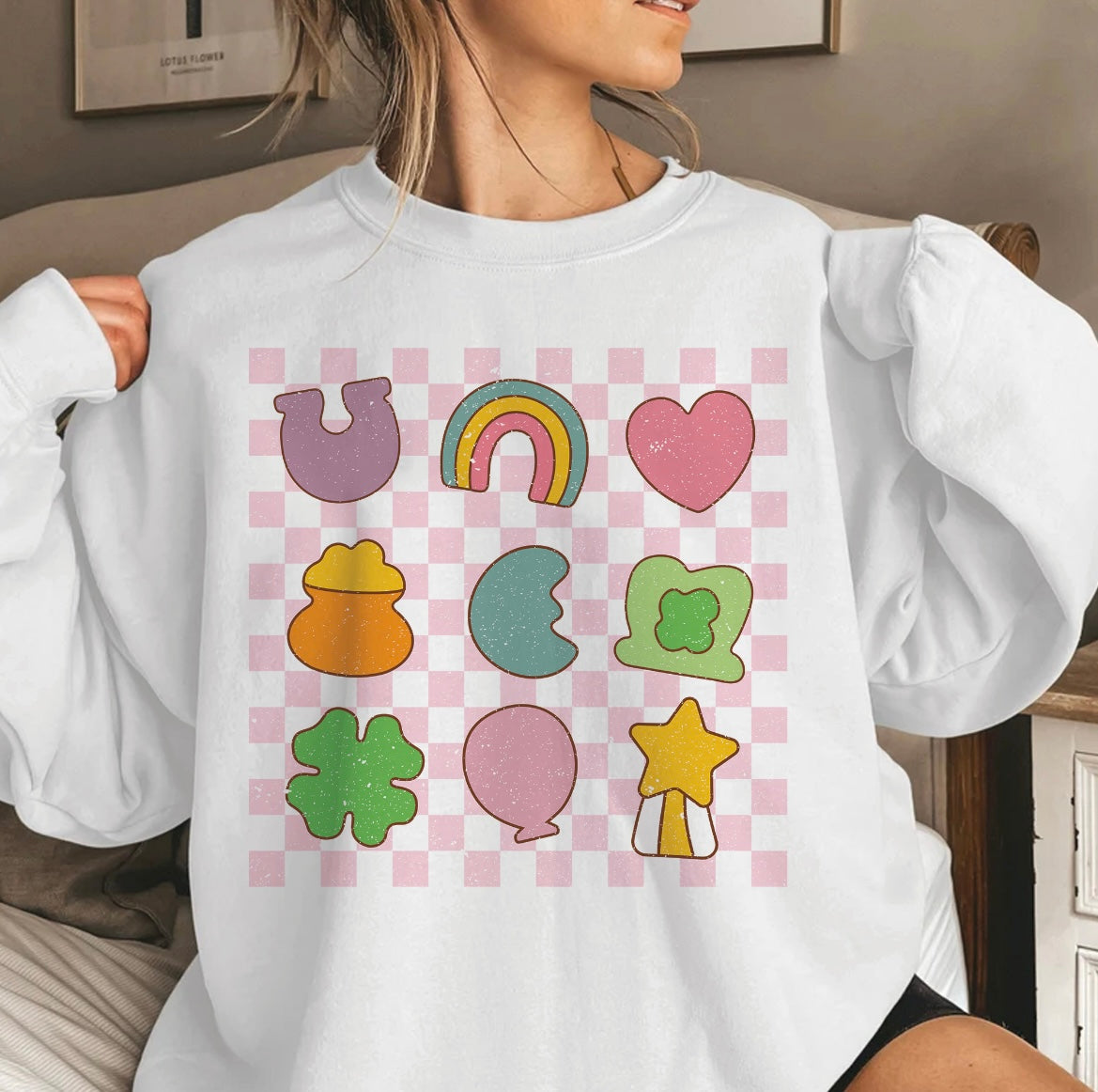CHECKERED LUCKY CHARMS - DTF TRANSFER