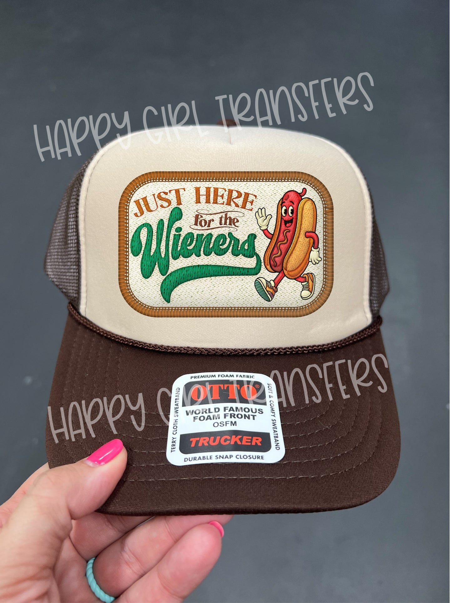 JUST HERE FOR THE WIENERS - DTF TRANSFER