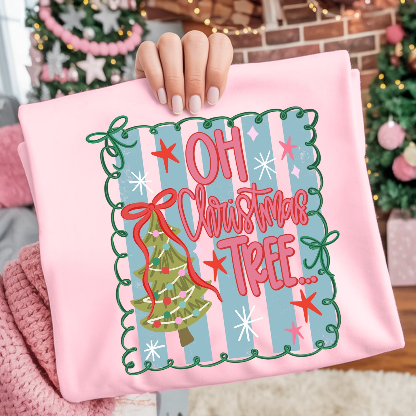 OH CHRISTMAS TREE - DTF TRANSFER