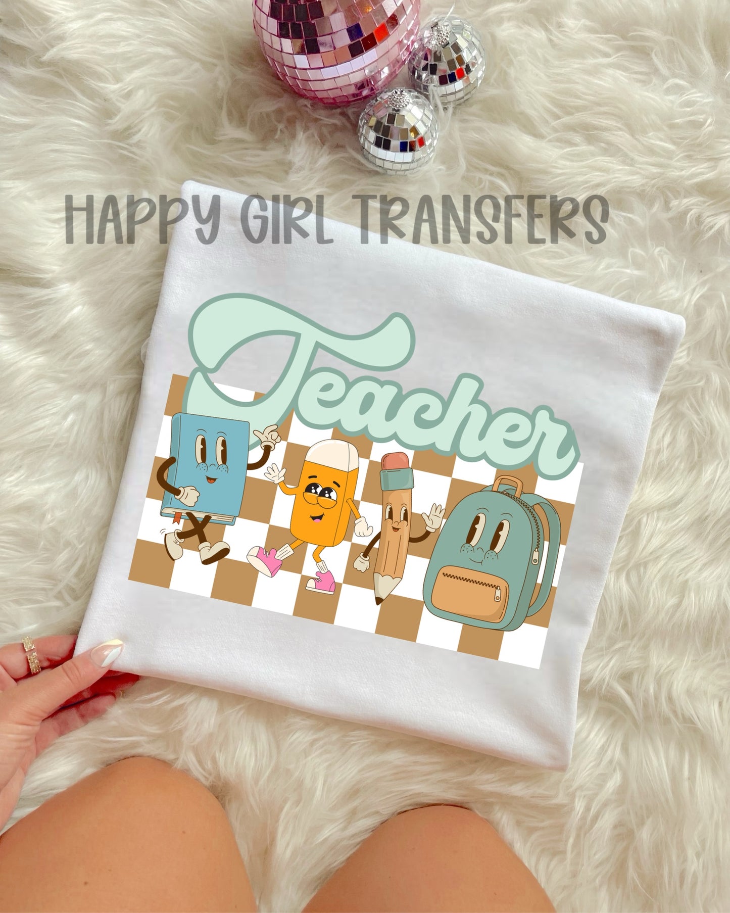 RETRO TEACHER - DTF TRANSFER