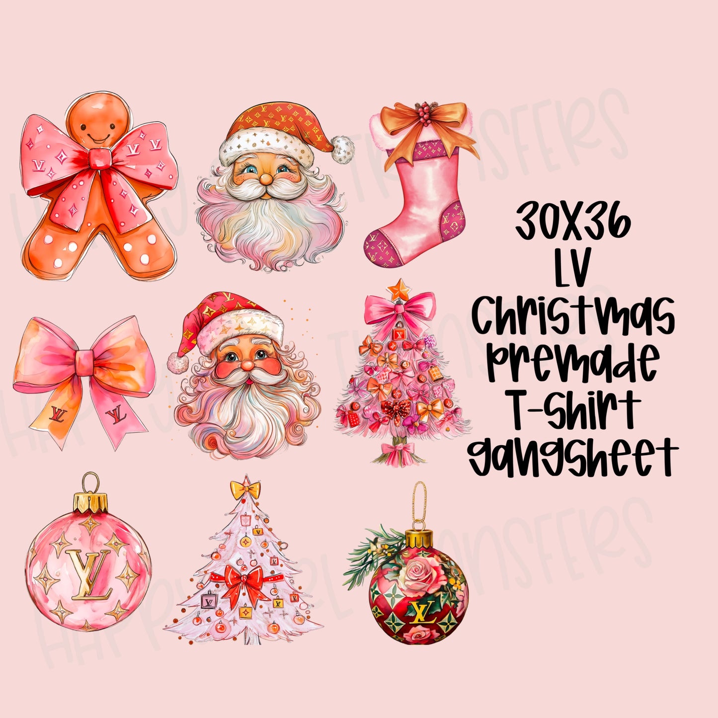 30x36 LV CHRISTMAS PRE-MADE GANG SHEET