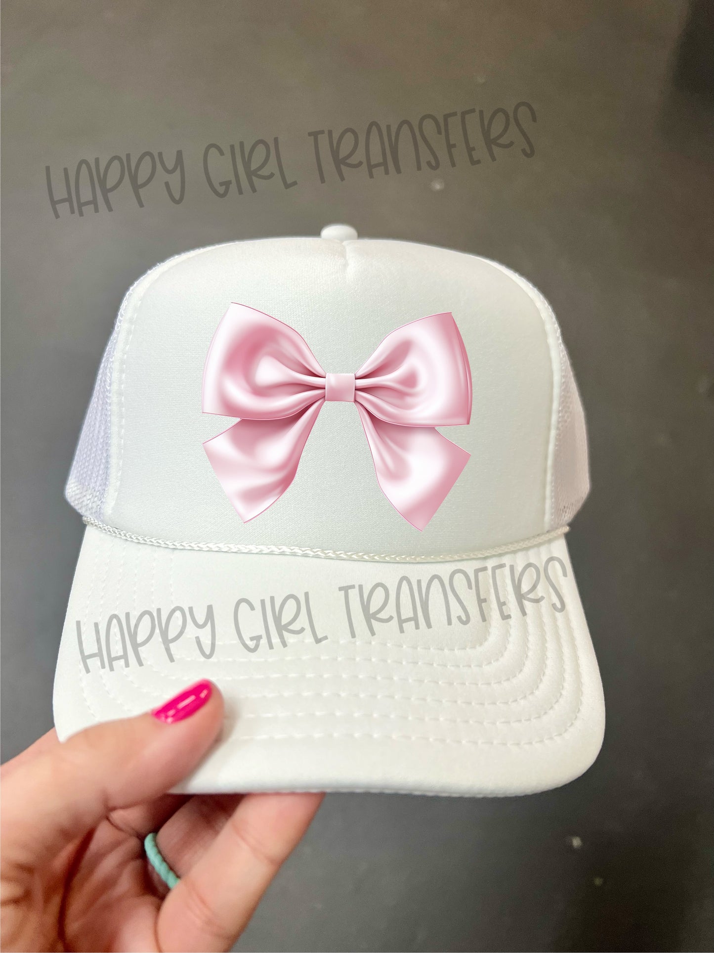 30x24 BOW PRE-MADE TRUCKER HAT GANG SHEET