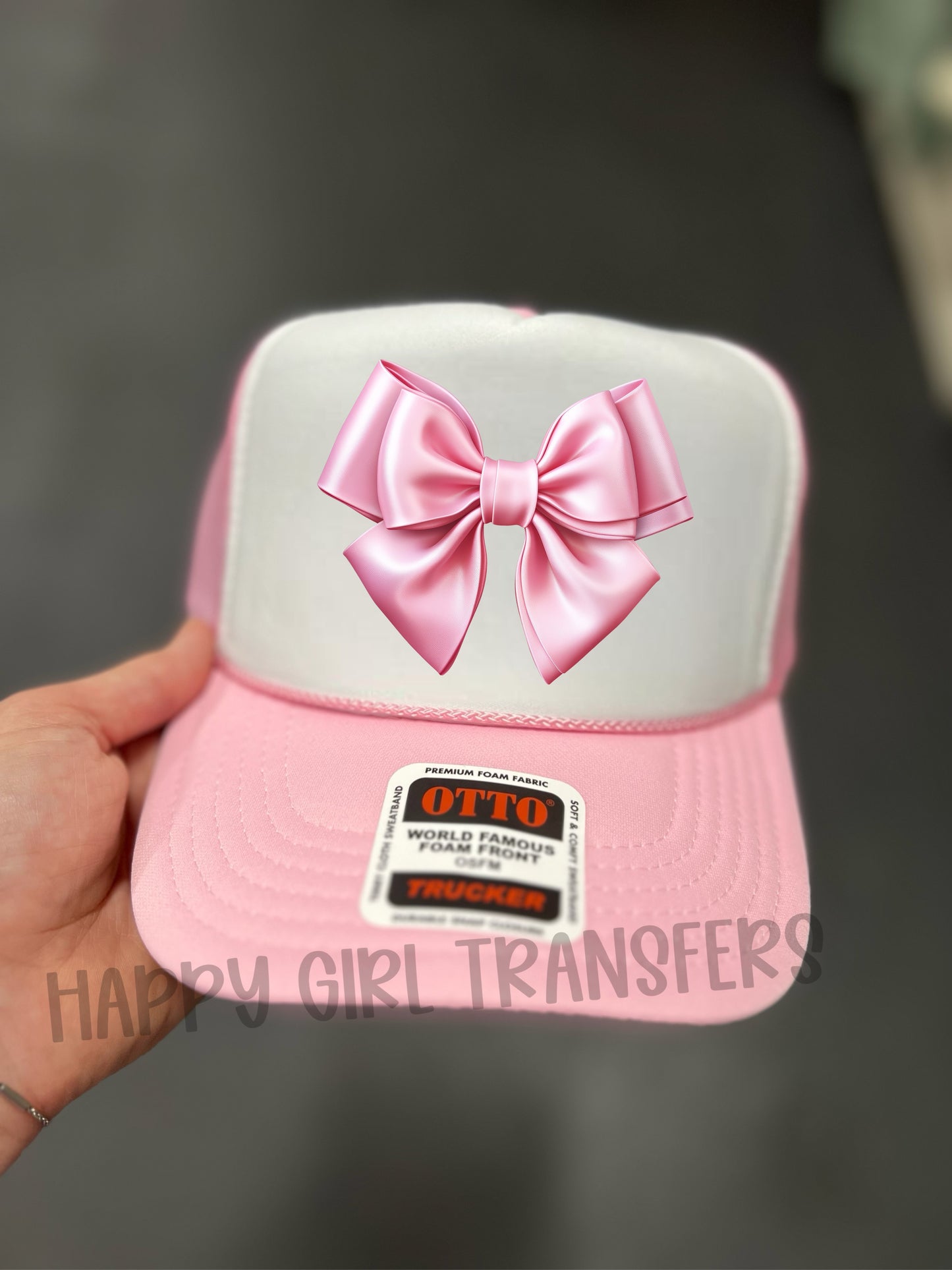 PINK BOW - DTF TRANSFER