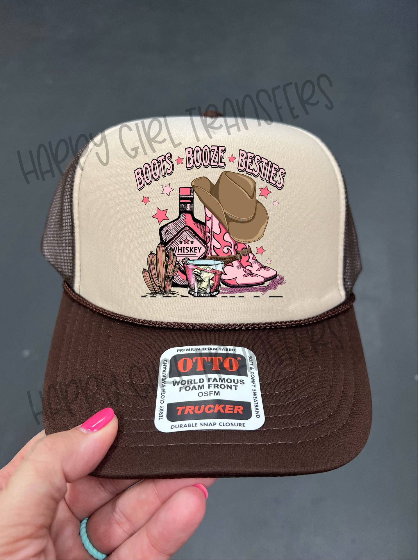 BOOTS * BOOZE * BESTIE - DTF TRANSFER