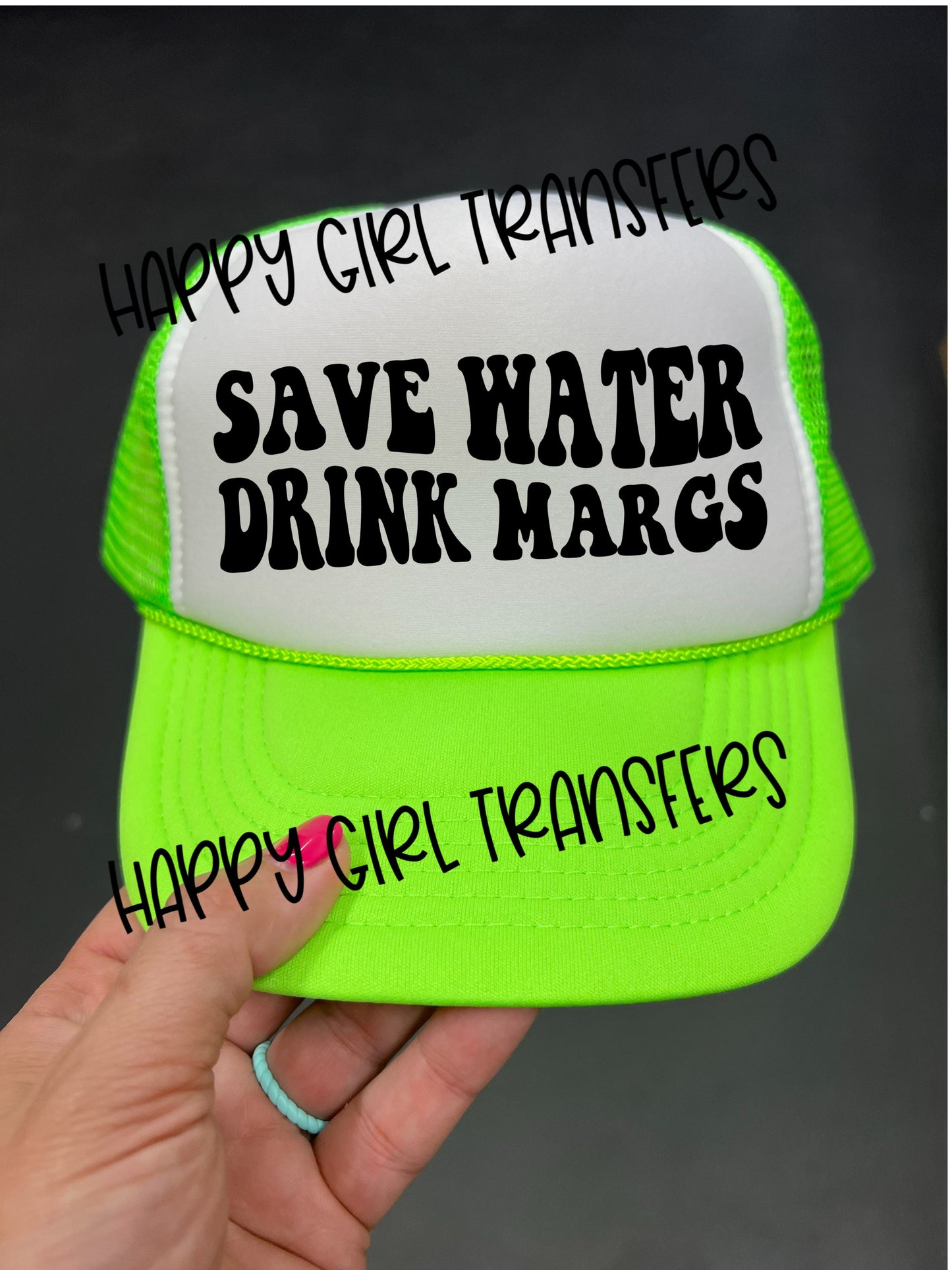 SAVE WATER DRINK MARGS - DTF TRANSFER