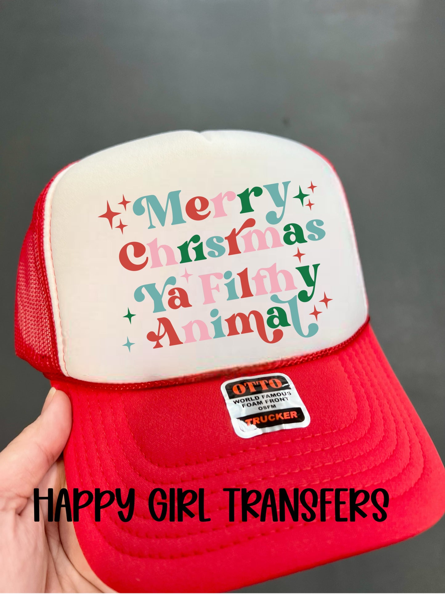 MERRY CHRISTMAS YA FILTHY ANIMAL - DTF TRANSFER