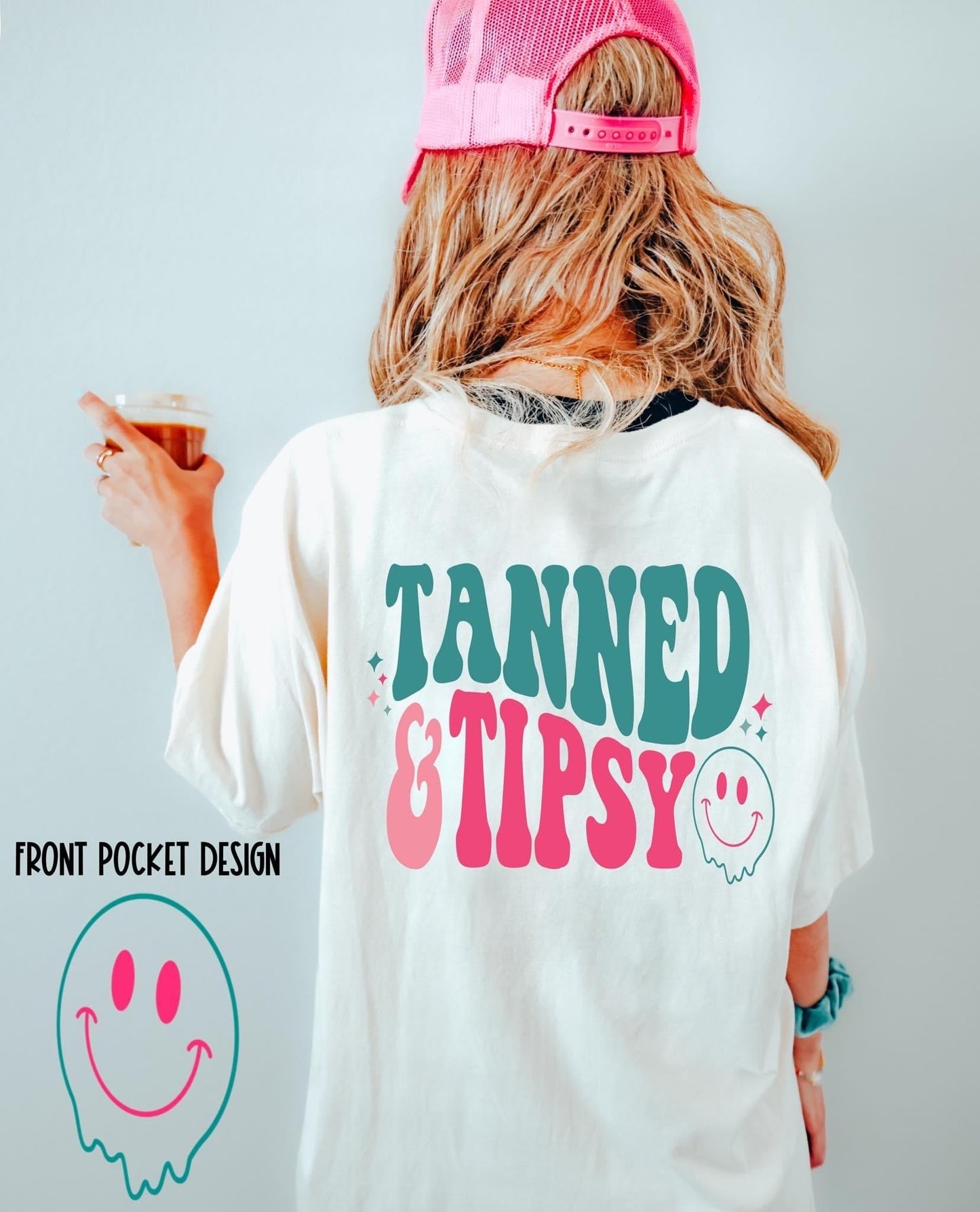 TANNED AND TIPSY- DTF TRANSFER