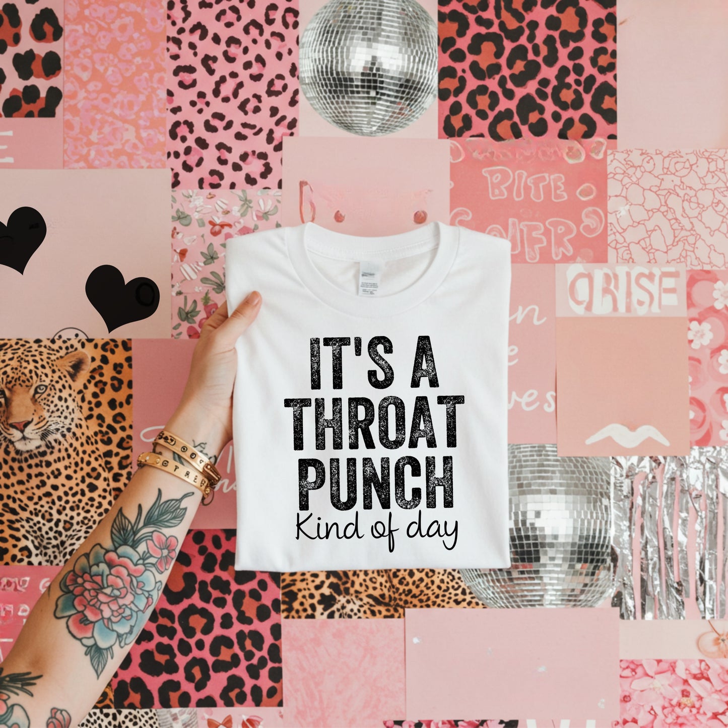 IT’S A THROAT PUNCH KIND OF DAY - DTF TRANSFER