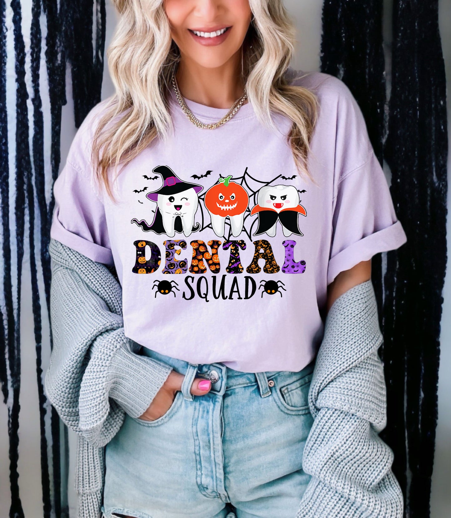 HALLOWEEN DENTAL SQUAD - DTF TRANSFER