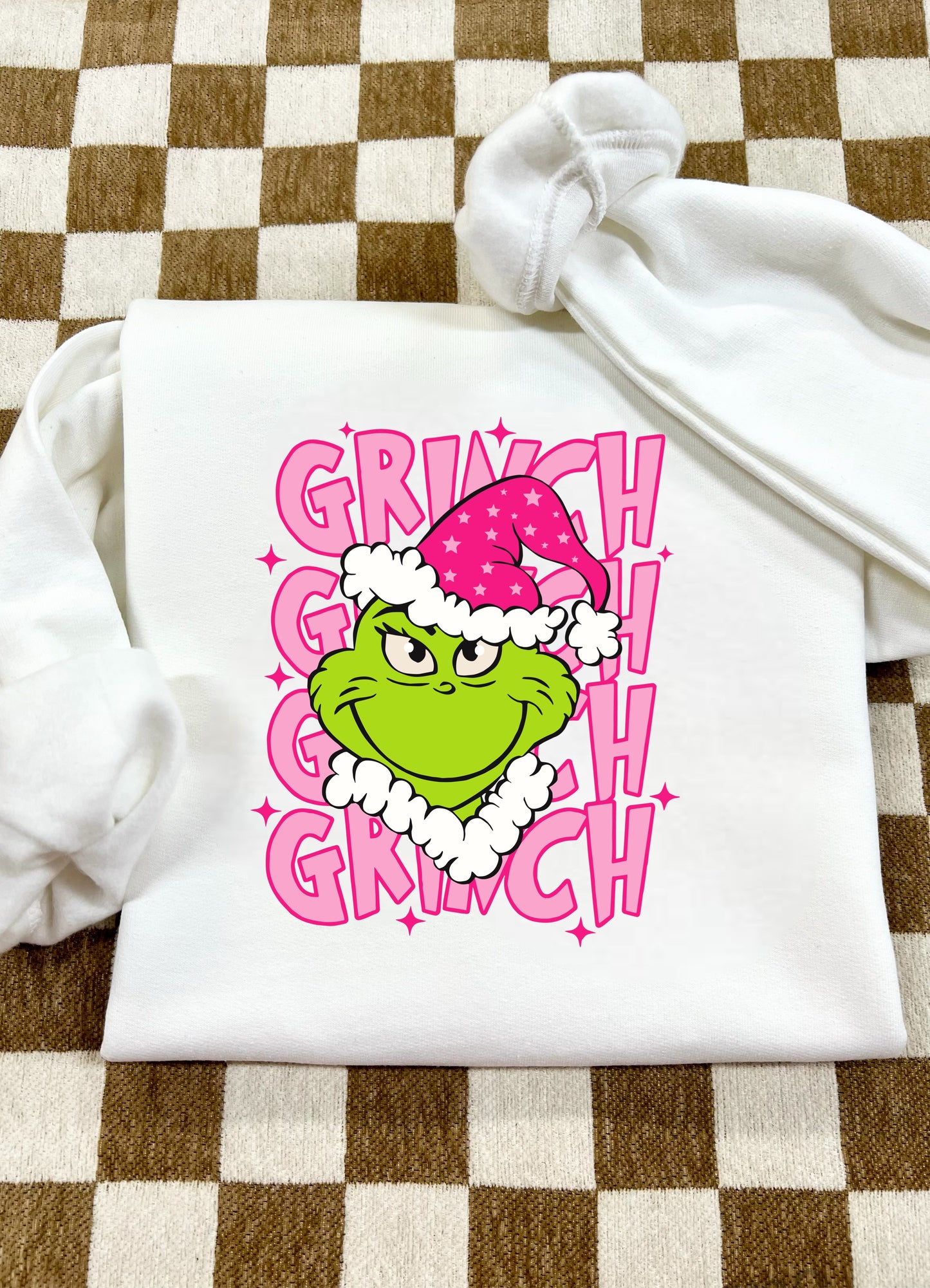 PINK GRINCH - DTF TRANSFER