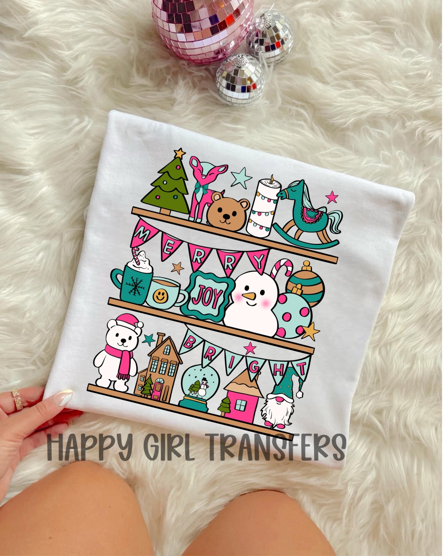 CHRISTMAS SHELVES - DTF TRANSFER