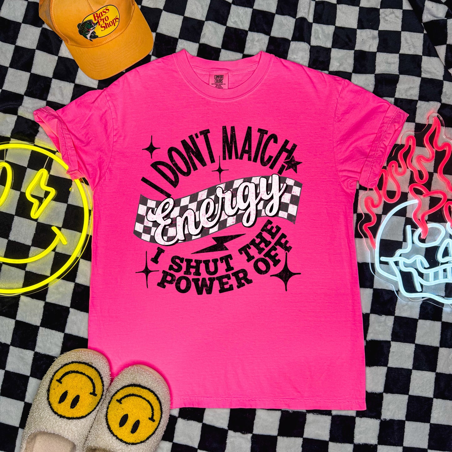 I DON’T MATCH ENERGY I SHUT THE POWER OFF - DTF TRANSFER