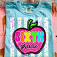 APPLE SIXTH GRADE - DTF TRANSFER