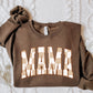 BROWN CHECKERED MAMA-DTF TRANSFER